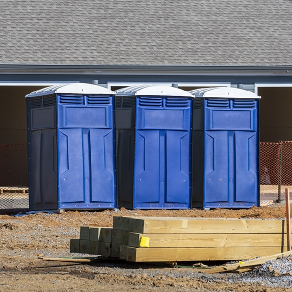 is there a specific order in which to place multiple porta potties in Pequea